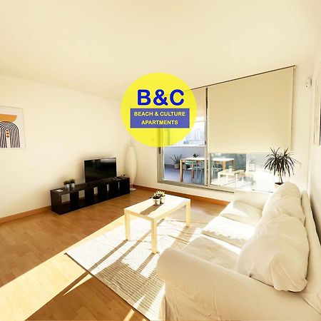 Beach & Culture Barcelona Port Forum Penthouse Apartment Сант Адриа де Бесос Екстериор снимка