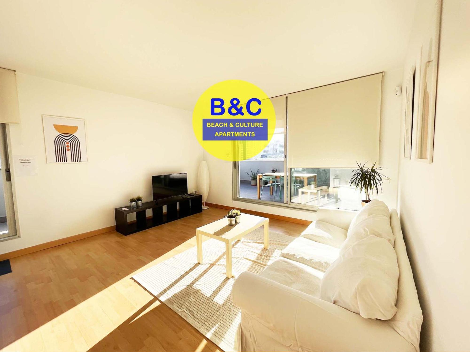 Beach & Culture Barcelona Port Forum Penthouse Apartment Сант Адриа де Бесос Екстериор снимка
